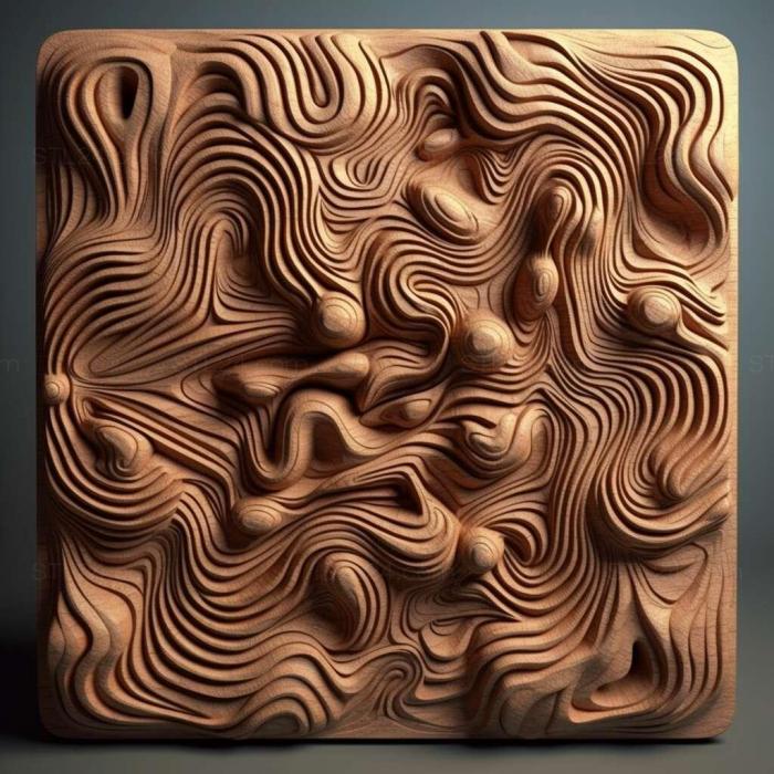 Patterns and decorations (stl Geophaps 2, PATTERN_2098) 3D models for cnc